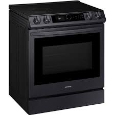 Cuisini&egrave;re &eacute;lectrique encastrable de 6,3 pi&sup3; / 30 po &agrave; Convection V&eacute;ritable et Friture &agrave; air en Acier Inoxydable Noir *PRODUIT NEUF* Samsung ( NE63T8711SG )