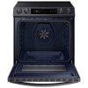 Cuisini&egrave;re &eacute;lectrique encastrable de 6,3 pi&sup3; / 30 po &agrave; Convection V&eacute;ritable et Friture &agrave; air en Acier Inoxydable Noir Samsung ( NE63T8711SG )