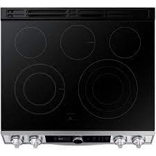 Cuisini&egrave;re &eacute;lectrique encastrable de 6,3 pi&sup3; / 30 po &agrave; Convection V&eacute;ritable et Friture &agrave; air en Acier Inoxydable Samsung ( NE63T8711SS )