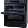 Cuisini&egrave;re &Eacute;lectrique Encastrable &agrave; 2 Fours Friture Air de 6,3 pi&sup3; / 30" en Acier Inoxydable Noir Samsung ( NE63T8751SG )