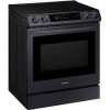 Cuisini&egrave;re &Eacute;lectrique Encastrable &agrave; 2 Fours Friture Air de 6,3 pi&sup3; / 30" en Acier Inoxydable Noir Samsung ( NE63T8751SG )