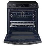 Cuisini&egrave;re &Eacute;lectrique Encastrable &agrave; 2 Fours Friture Air de 6,3 pi&sup3; / 30" en Acier Inoxydable Noir Samsung ( NE63T8751SG )