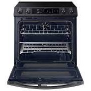 Cuisini&egrave;re &Eacute;lectrique Encastrable &agrave; 2 Fours Friture Air de 6,3 pi&sup3; / 30" en Acier Inoxydable Noir Samsung ( NE63T8751SG )