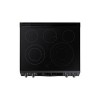 Cuisini&egrave;re &Eacute;lectrique Encastrable &agrave; 2 Fours Friture Air de 6,3 pi&sup3; / 30" en Acier Inoxydable Noir Samsung ( NE63T8751SG )