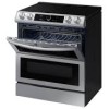 Cuisini&egrave;re &Eacute;lectrique Encastrable &agrave; 2 Fours Friture Air de 6,3 pi&sup3; / 30" en Acier Inoxydable *PRODUIT NEUF* Samsung ( NE63T8751SS )
