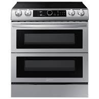 Cuisini&egrave;re &Eacute;lectrique Encastrable &agrave; 2 Fours Friture Air de 6,3 pi&sup3; / 30" en Acier Inoxydable *PRODUIT NEUF* Samsung ( NE63T8751SS )