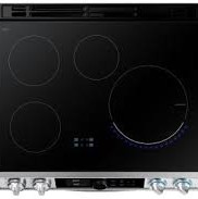 Cuisini&egrave;re &agrave; Induction &agrave; 5 br&ucirc;leurs avec Air Fry Flex Duo Encastrable de 30 po / 6,3 pi&sup3; en Acier Inoxydable Samsung ( NE63T8951SS )