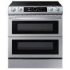 Cuisini&egrave;re &agrave; Induction &agrave; 5 br&ucirc;leurs avec Air Fry Flex Duo Encastrable de 30 po / 6,3 pi&sup3; en Acier Inoxydable Samsung ( NE63T8951SS )