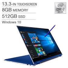 Galaxy Book Flex 13,3" QLED HD int&eacute;grale Core i7 / 8 Go / 512 Go / Windows 10 famille Bleu Royal ( NP930QCG-K02CA )