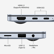 Ordinateur Portable Galaxy Book4 Edge Copilot+ PC &agrave; &Eacute;cran Tactile de 14" Snapdragon X Elite/RAM 16 Go/SSD 512 Go/Windows 11 Samsung ( NP940XMA-KB1CA )