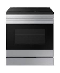 Cuisinière Électrique Encastrable à Induction avec Convection Véritable de 6,3 pi³ / 30" BESPOKE Acier inoxydable Samsung ( NSI6DG9500SRAC )