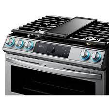 Cuisini&egrave;re Bi&eacute;nergie Encastrable FlexDuo Friture &agrave; Air 6,3 pi&sup3; / 30 po en Acier Inoxydable *PRODUIT NEUF* Samsung ( NY63T8751SS )