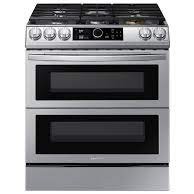 Cuisini&egrave;re Bi&eacute;nergie Encastrable FlexDuo Friture &agrave; Air 6,3 pi&sup3; / 30 po en Acier Inoxydable *PRODUIT NEUF* Samsung ( NY63T8751SS )