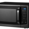 Four &agrave; micro-ondes de comptoir de 1,6 pi&sup3; / 1 100 Watts en Acier Inoxydable Noir Hamilton Beach ( P11043ALH-WTB )