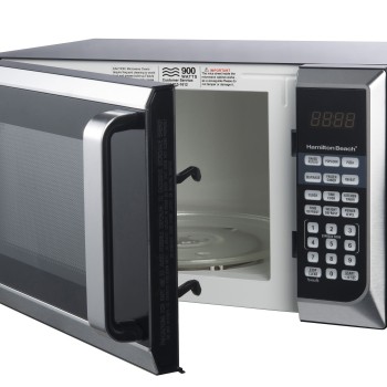 Four Micro-Ondes de Comptoir de 900 Watts / 0.9 pi&sup3; en acier inoxydable Hamilton Beach ( P90D23AL-WR )