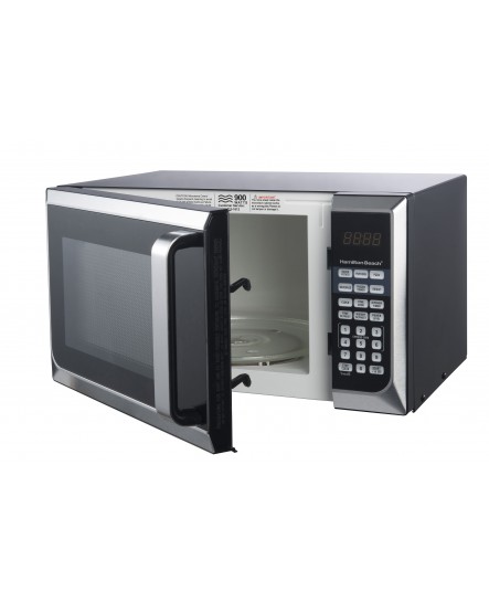 Four Micro-Ondes de Comptoir de 900 Watts / 0.9 pi³ en acier inoxydable Hamilton Beach ( P90D23AL-WR )