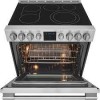 Cuisini&egrave;re &Eacute;lectrique &agrave; 5 &eacute;l&eacute;ments & Four &agrave; convection / Friture &agrave; Air de 5,4 pi&sup3; en Acier Inoxydable Frigidaire ( PCFE307CAF )