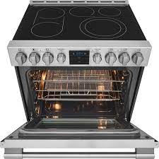 Cuisini&egrave;re &Eacute;lectrique &agrave; 5 &eacute;l&eacute;ments & Four &agrave; convection / Friture &agrave; Air de 5,4 pi&sup3; en Acier Inoxydable Frigidaire ( PCFE307CAF )