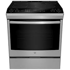 Cuisini&egrave;re Encastrable &agrave; Induction de 5,3 pi&sup3; / 30" avec Four &agrave; Convection Europ&eacute;enne V&eacute;ritable en Acier Inoxydable GE ( PCHS920YMFS )