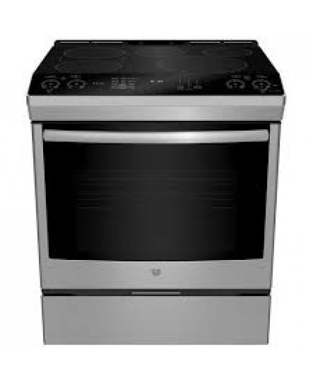 Cuisinière Encastrable à Induction de 5,3 pi³ / 30" avec Four à Convection Européenne Véritable en Acier Inoxydable GE ( PCHS920YMFS )