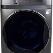 Duo Laveuse-S&eacute;cheuse &Eacute;lectrique Ultrarapide de 5,5 pi&sup3; en Graphite Carbone GE ( PFQ97HSPVDS )