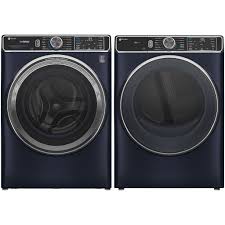 Ensemble Laveuse &agrave; Chargement Frontal de 6,1 Pi&sup3; + S&eacute;cheuse &Eacute;lectrique de 7.8 Pi&sup3; Bleu Saphir GE ( PFW870SPVRS / PFD87ESMVRS )