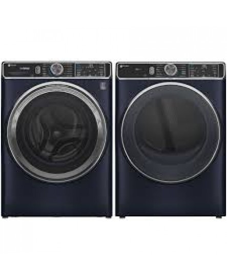 Ensemble Laveuse à Chargement Frontal de 6,1 Pi³ + Sécheuse Électrique de 7.8 Pi³ Bleu Saphir GE ( PFW870SPVRS / PFD87ESMVRS ) Ensemble Laveuse à Chargement Frontal de 6,1 Pi³ + Sécheuse Électrique de 7.8 Pi³ Bleu Saphir GE ( PFW870SPVRS / PFD87ESMVRS )
