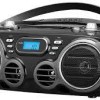 Boombox Portable Bluetooth CD avec AM/FM Radio en Noir Proscan ( PRCD682BT )