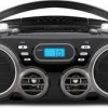 Boombox Portable Bluetooth CD avec AM/FM Radio en Noir Proscan ( PRCD682BT )