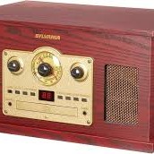 Tourne-Disque 6 en 1 &agrave; Finition de Bois Nostalgia de Sylvania ( PRCD838BT )