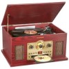 Tourne-Disque 6 en 1 &agrave; Finition de Bois Nostalgia de Sylvania ( PRCD838BT )