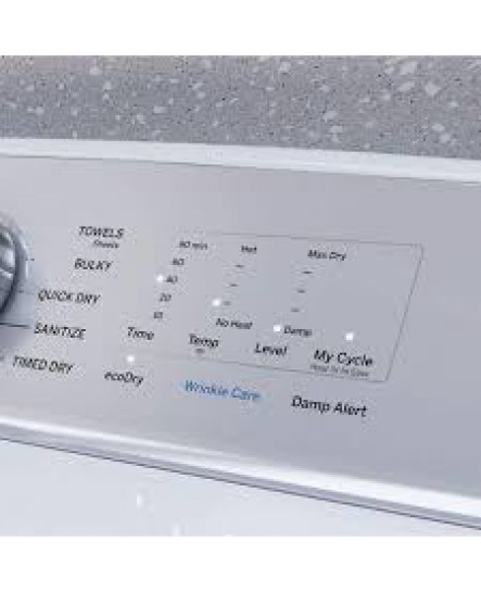 Sécheuse au Gaz de 7,4 pi³ Blanche GE ( PTD60GBSRWS )