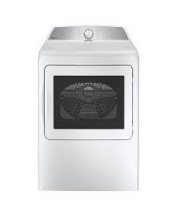 Sécheuse au Gaz de 7,4 pi³ Blanche GE ( PTD60GBSRWS )