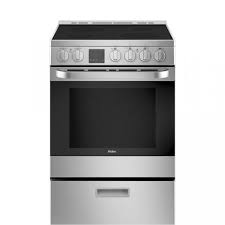 Cuisini&egrave;re &Eacute;lectrique Autonome avec Four Convection de 2,9 pi&sup3; / 24" en Acier Inoxydable de Haier ( QCAS740RMSS )