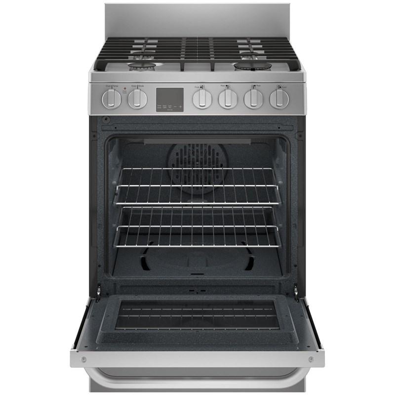 Cuisini&egrave;re au Gaz Four &agrave; convection de 24" / 2,9 Pi&sup3; en Acier Inoxydable *PRODUIT NEUF* Haier ( QCGAS740RMSS )