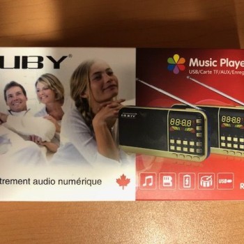 Enregistreur audio num&eacute;rique / radio am fm / MP3 Ruby ( R822AM )