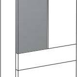 Panneau Sup&eacute;rieur pour R&eacute;frig&eacute;rateur &agrave; 4 Portes &agrave; Portes Fran&ccedil;aises Bleu Marin Bespoke Samsung ( RA-F18DU4QN )