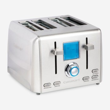 Grille-pain &agrave; 4 fentes avec r&eacute;glage de pr&eacute;cision en acier inoxydable Cuisinart ( RBT-1280PCC )