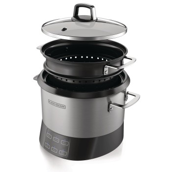 Cuiseur &agrave; riz 6 en 1 Black & Decker ( RCR520SD )