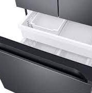 R&eacute;frig&eacute;rateur de 22,1pi&sup3; &agrave; Portes Fran&ccedil;aises avec Distributeur d'Eau en Acier Inoxydable Noir Samsung ( RF22A4221SG )