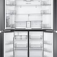 R&eacute;frig&eacute;rateur &agrave; Profondeur de Comptoir de 22,9 pi&sup3; / 36 po avec Distributeur d'Eau en Acier Inoxydable Noir de Samsung ( RF23A9071SG )