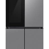 R&eacute;frig&eacute;rateur de 22,8 pi&sup3; / 36" &agrave; Profondeur de Comptoir avec Porte Transparente en Acier Inoxydable BESPOKE Samsung ( RF23DB9700QLAA )