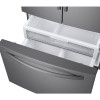 R&eacute;frig&eacute;rateur &agrave; Profondeur de comptoir de 22.6 pi&sup3; &agrave; portes fran&ccedil;aises avec technologie Twin Cooling Plus en Acier Inoxydable Samsung ( RF23R6201SR )