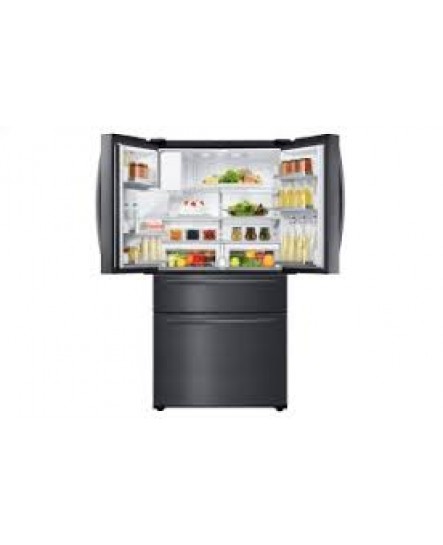 Réfrigérateur de 24,7 pi³ / 33" avec Distributeur d'eau en Acier Inoxydable Noir de Samsung ( RF25HMIDBSG )