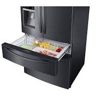 R&eacute;frig&eacute;rateur de 24,7 pi&sup3; / 33" en Acier Inoxydable Noir -PRODUIT NEUF- Samsung ( RF25HMIDBSG )