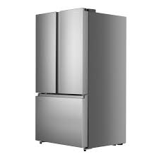 R&eacute;frig&eacute;rateur de 26,6 pi&sup3; / 36" Titane Hisense ( RF27A3FSE )