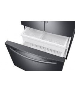 Réfrigérateur de 27 pi³ / 36 po avec distributeur de glaçons/eau en Acier Inoxydable Noir de Samsung ( RF27T5201SG )