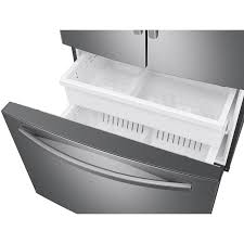 R&eacute;frig&eacute;rateur de 27 pi&sup3; / 36 po avec distributeur de gla&ccedil;ons/eau en Acier Inoxydable de Samsung ( RF27T5201SR )