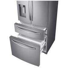 R&eacute;frig&eacute;rateur &agrave; 4 portes de 28 pi&sup3; / 36 po en Acier Inoxydable de Samsung ( RF28R7201SR )