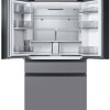 R&eacute;frig&eacute;rateur &agrave; 4 portes de 28,8 pi&sup3; / 36" avec Distributeur d'Eau en Acier inoxydable BESPOKE de Samsung ( RF29BB8600QLAA )